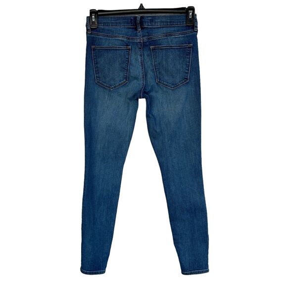 Gap SZ 28R True Skinny Jeans Low-Rise Stretch Pockets Medium Wash Blue Womens - Picture 3 of 11